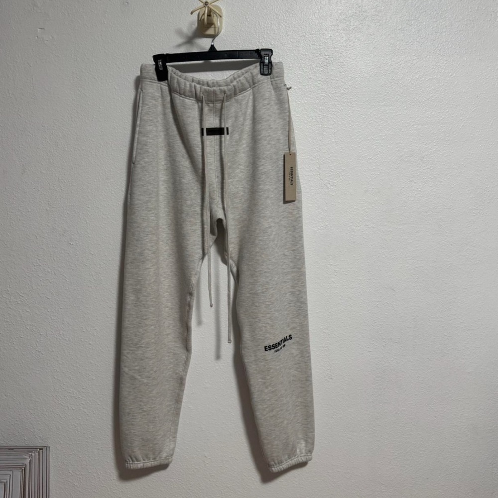 Fear of God Essentials Hoodie in Light Gray